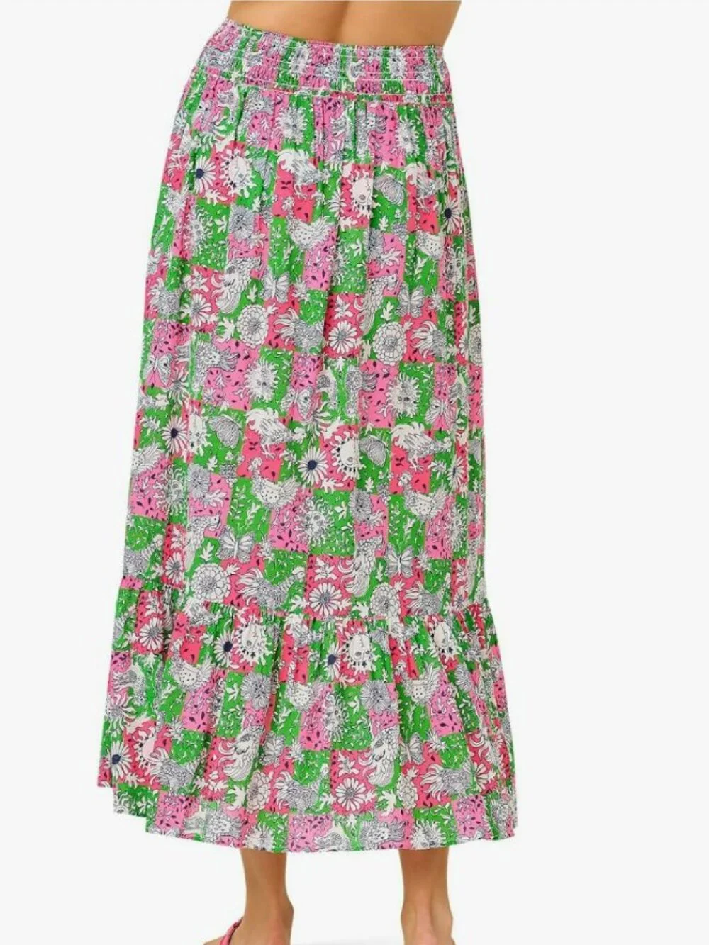 Lilly Pulitzer Enzo Maxi Skirt Cover-up Vintage Print